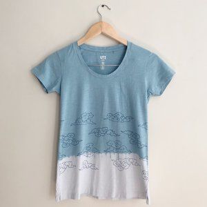 Uniqlo sky blue tee